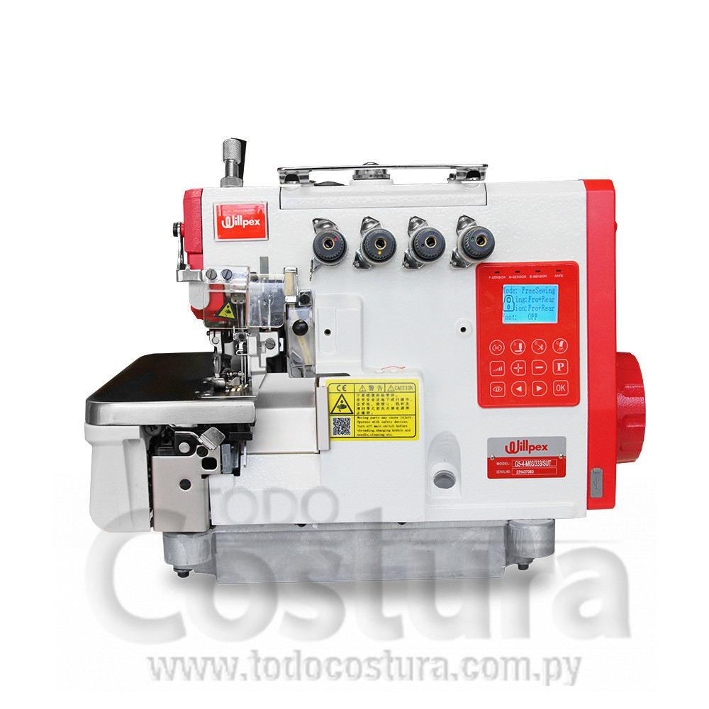 OVERLOCK (ELECTRONICA - 5 HILOS - LIVIANA) WILLPEX G5-5-02/223/SUT (MOTOR INCORPORADO)